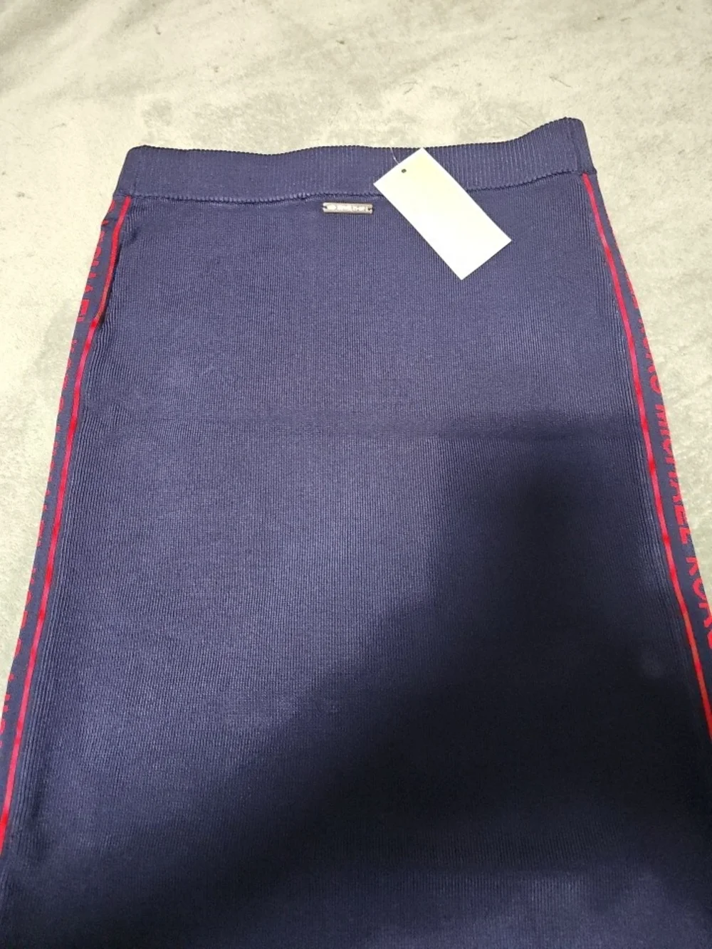 Michael Kors XS Logo Tape Stretch Viscose Skirt - XS - New Old Stock